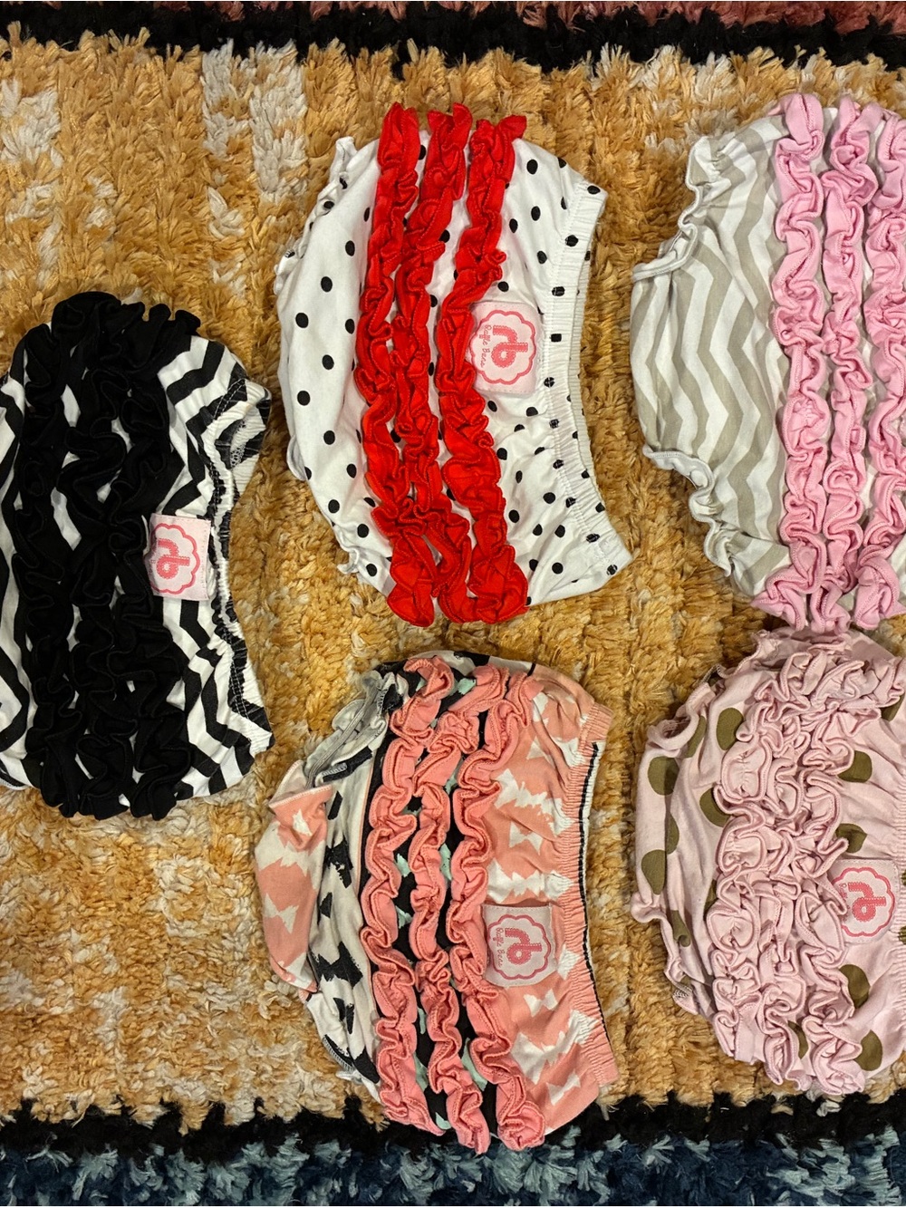Ruffle Butts 6-12 months 5 pairs